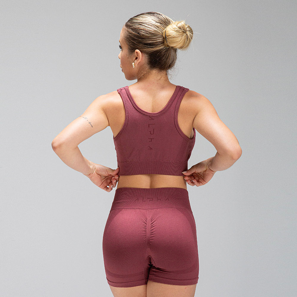 Top Classic Seamless Bordô Alpha Co