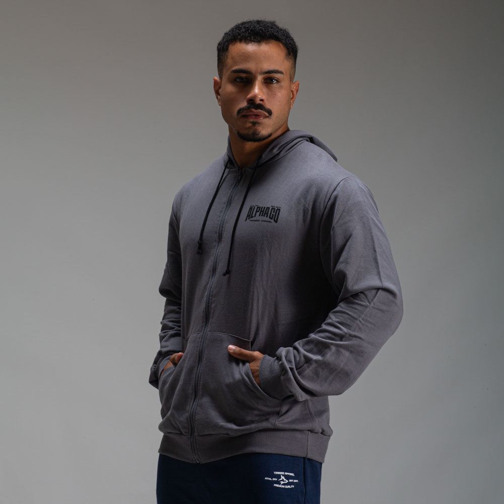 Casaco Moletom Strong Chumbo