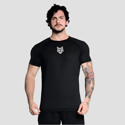 Kit 6 Camisetas Dry Fit Lobo Geométrico