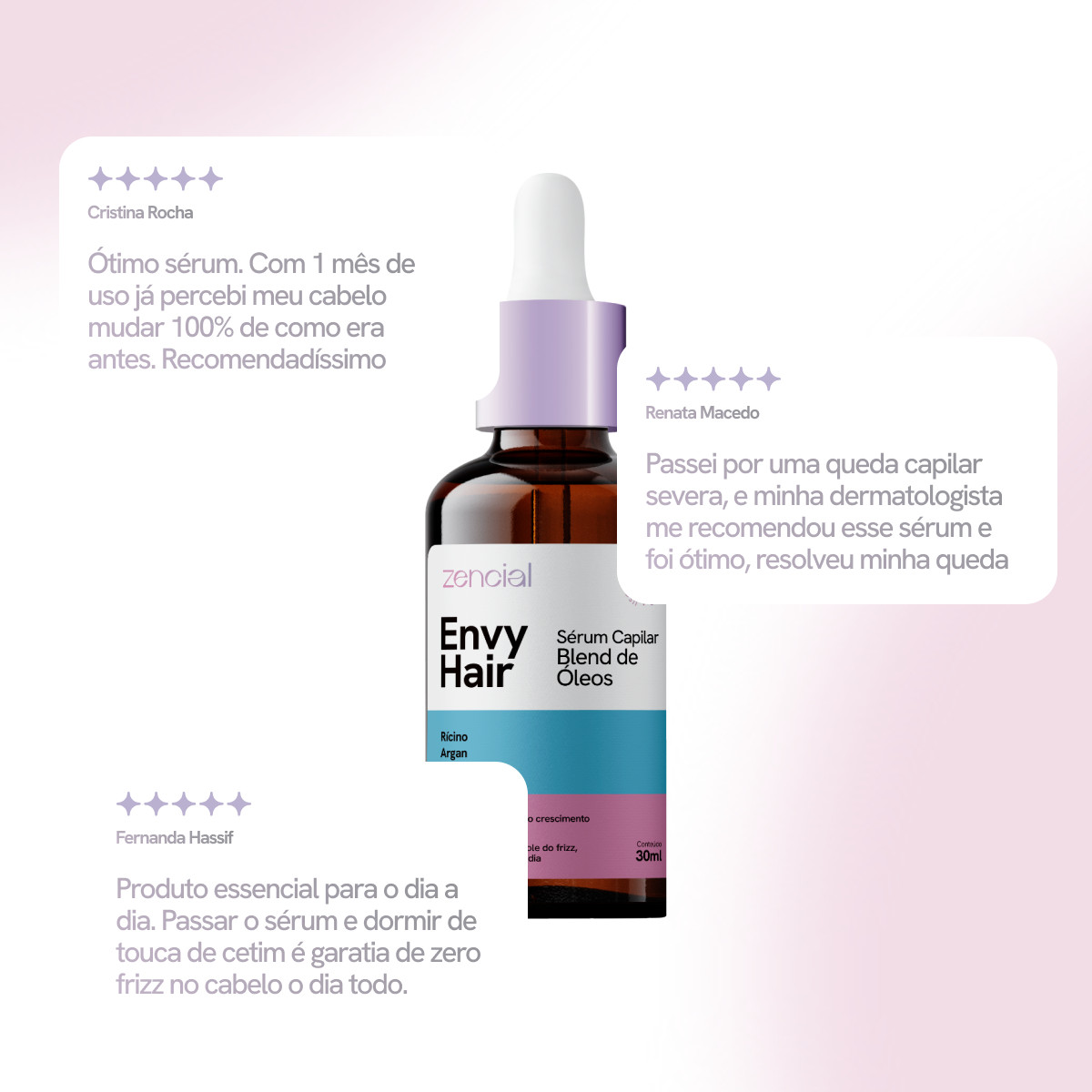 Oléo Capilar Envy Hair Sérum de Crescimento