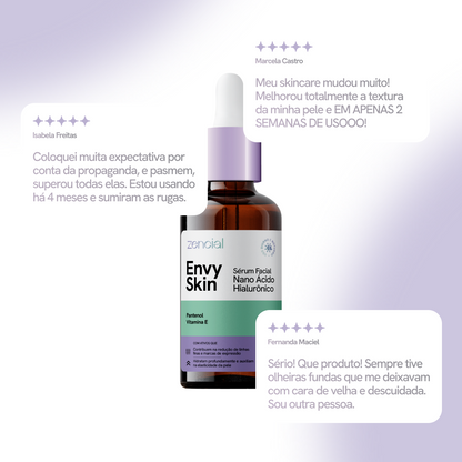 Sérum Facial Nano Ácido Hialurônico Envy Skin.