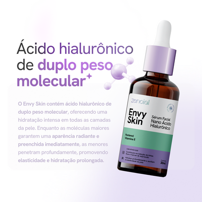 Sérum Facial Nano Ácido Hialurônico Envy Skin.
