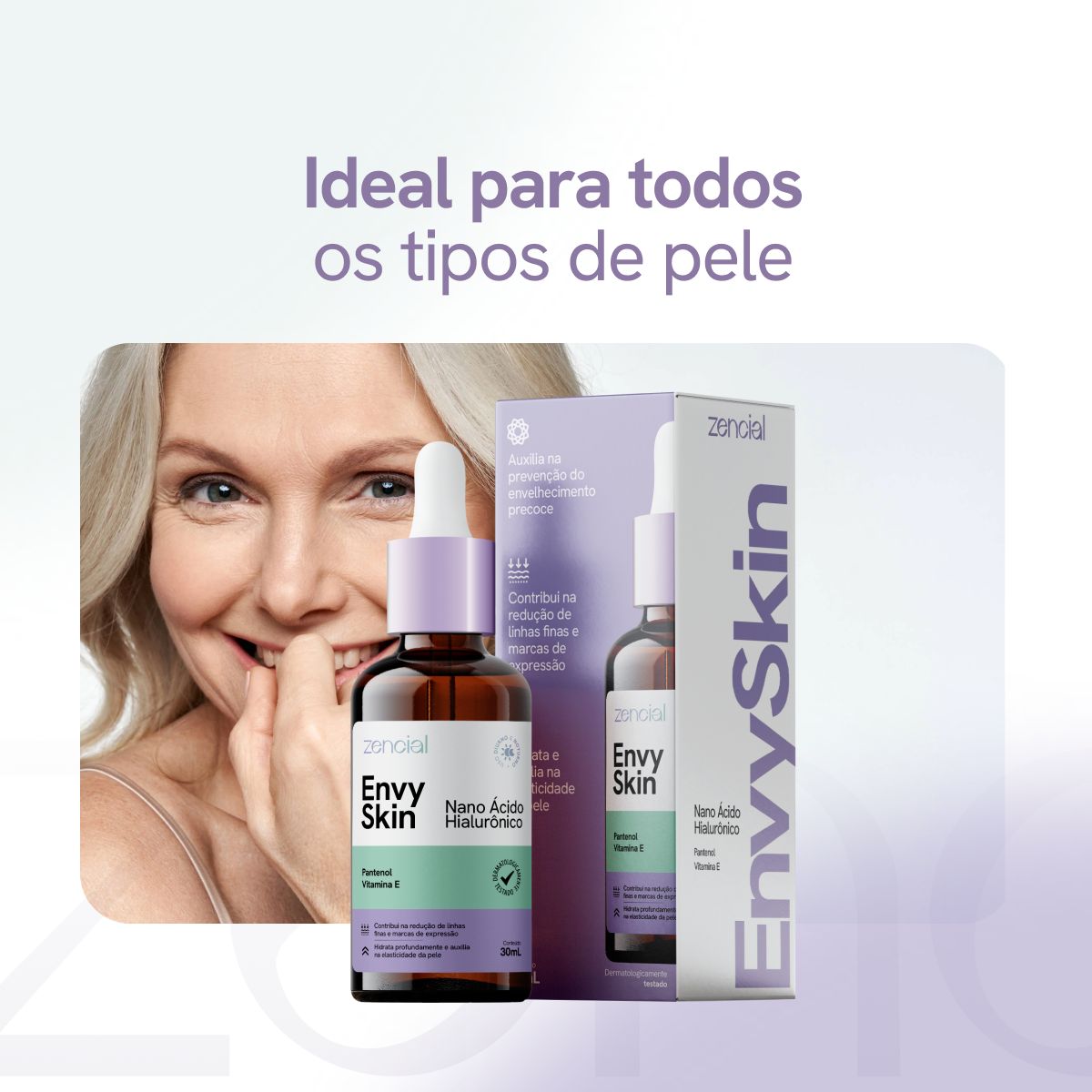 Sérum Facial Nano Ácido Hialurônico Envy Skin